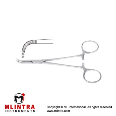 Adson-Baby Dissecting and Ligature Forceps Curved Stainless Steel, 18 cm - 7"
